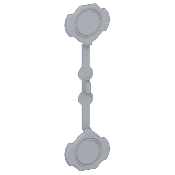[LEG-069598] Legrand 069598 - 4 bouchons obturateurs pour trous de fixation sur supports métalliques Plexo