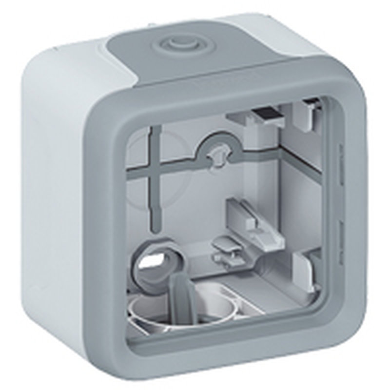 [LEG-069651] Legrand 069651 - Boîtier étanche à embouts 1 poste Plexo composable IP55 - gris