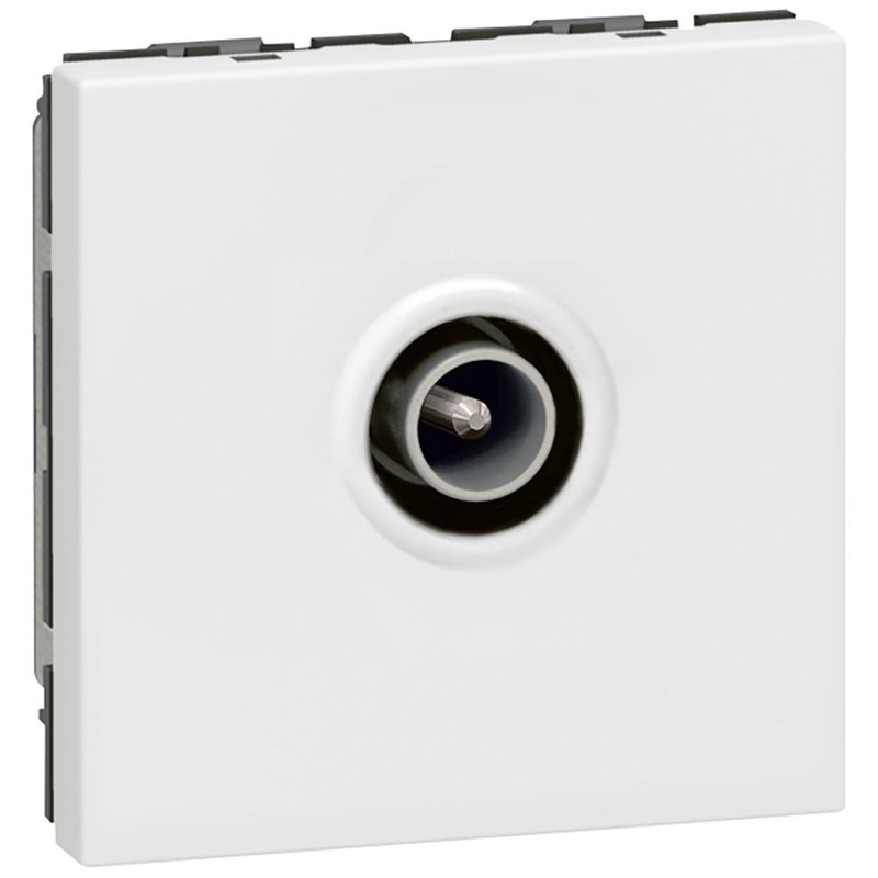 [LEG-078782] Legrand 078782 - Prise télévision Ø9,52mm mâle Mosaic 2 modules - blanc