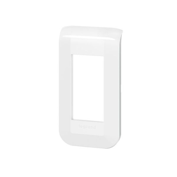 [LEG-078801L] Legrand 078801L - Plaque de finition Mosaic pour 1 module blanc
