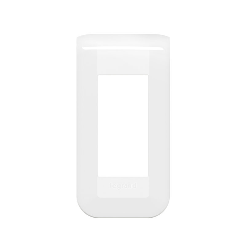 [LEG-078801L] Legrand 078801L - Plaque de finition Mosaic pour 1 module blanc