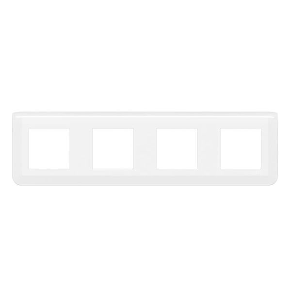 [LEG-078808L] Plaque De Finition Horizontale Mosaic Pour 4X2 Modules Blanc legrand 078808L