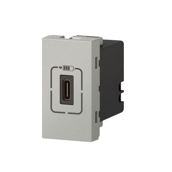 [LEG-079389] Mosaic Chargeur 1 Mod 1 Usb C 1.5A 7.5W Alu legrand 079389