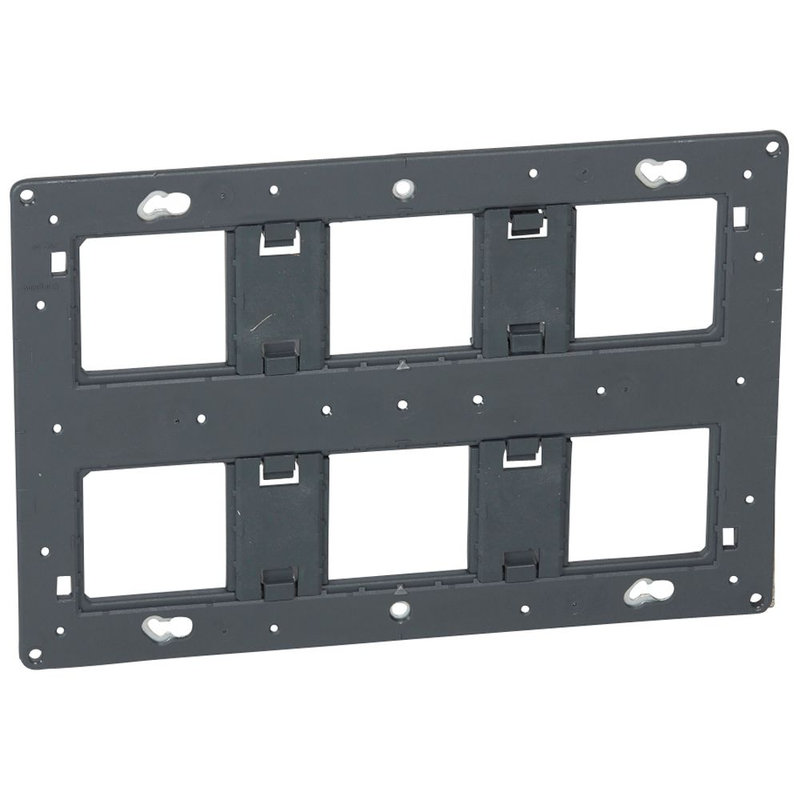[LEG-080266] Legrand 080266 - Support à vis Mosaic , Céliane ou Soliroc pour 2x3 postes ou 2x6 à 8 modules