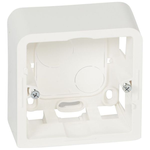 [LEG-080281] Legrand 080281 - Cadre saillie profondeur 40mm Mosaic pour 2 modules et support référence 080251