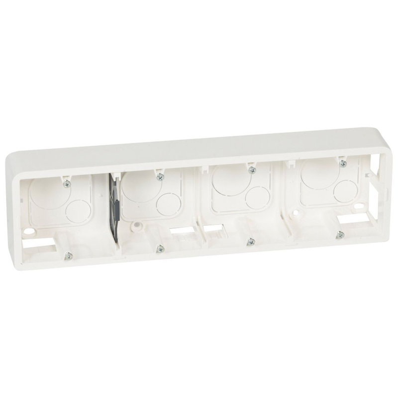 [LEG-080284] Legrand 080284 - Cadre saillie prof.40 Mosaic pour 10 ou 4x2 modules horizontal et support 080254