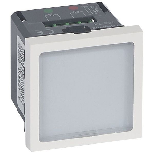 Signalétique Lumineuse Leds Vertes Et Rouges Mosaic 2 Module legrand 078524