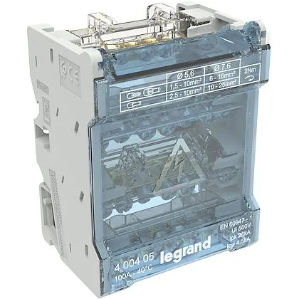 [LEG-400405] Legrand 400405 - Répartiteur modulaire 4P 100A - 4 modules