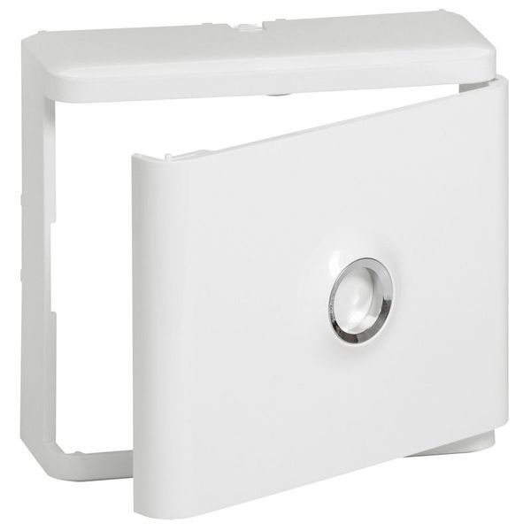 [LEG-401185] Habillage + Porte Blanche Pour Platines De Branchement Drivi legrand 401185