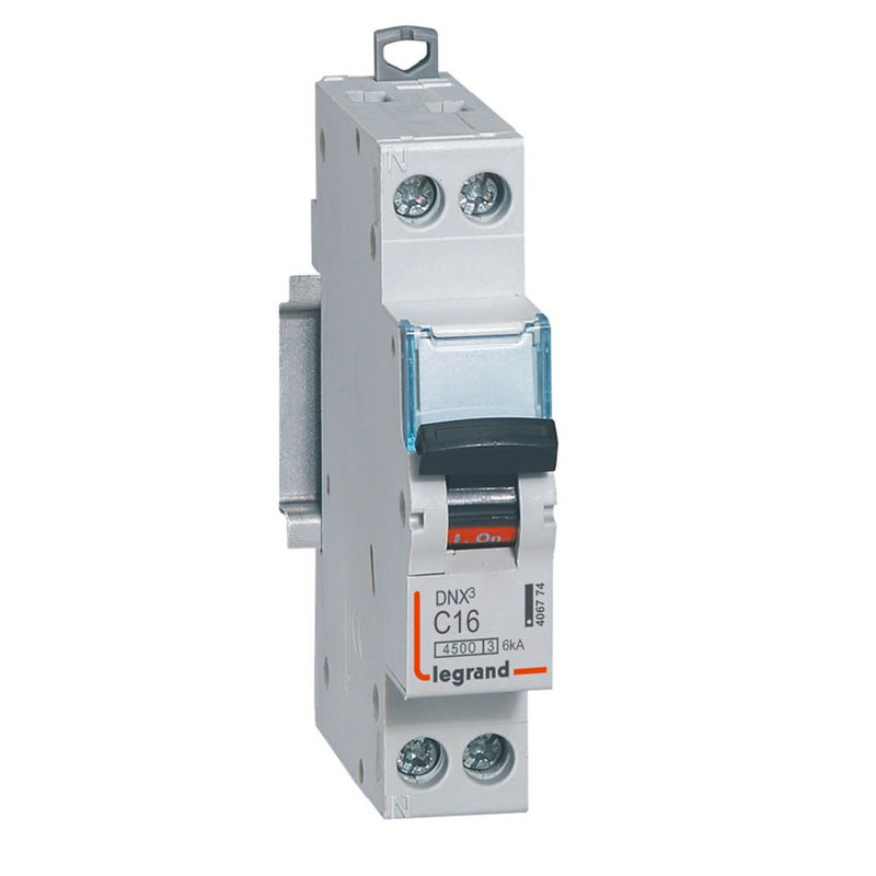[LEG-406774] Disjoncteurs Dnx³ 4500 Vis/Vis U+N 230V~ 16A 4,5Ka C legrand 406774