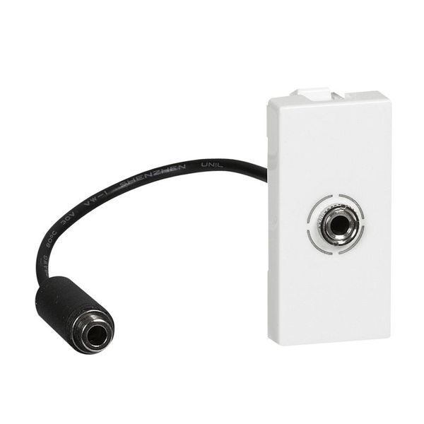 Prise Jack Femelle 3,5Mm Préconnectorisée Mosaic 1 Module - legrand 078779