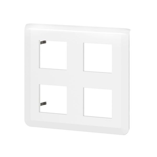 Plaque De Finition Mosaic Pour 2X2X2 Modules Blanc legrand 078838L