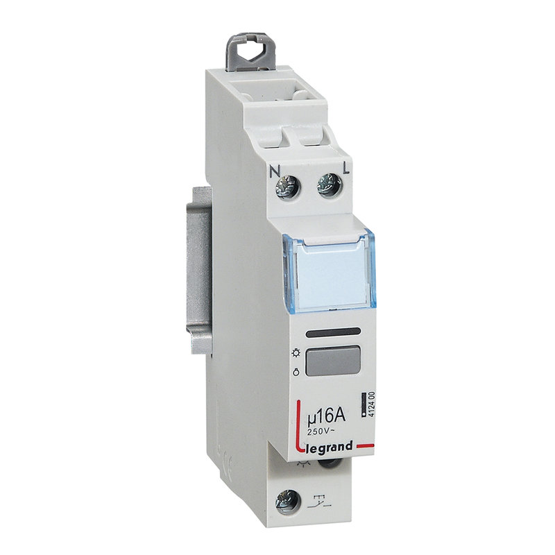[LEG-412400] Legrand 412400 - Télérupteur silencieux à vis 230V~- 1P - 250V~~ - 16A - 1F - 1 module
