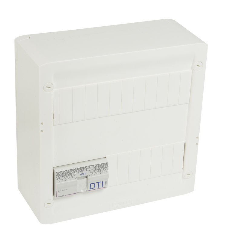 [LEG-413248] Coffret Basique Grade2 Tv Drivia 13 4 X Rj 45 Stp + Répart legrand 413248