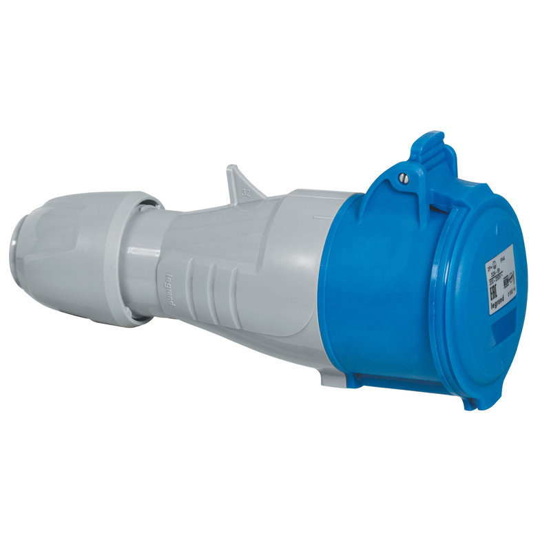 [LEG-555214] Prise Mobile P17 Ip44 32A 200V~ À 250V~ 2P+T legrand 555214