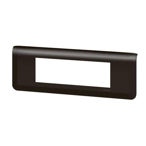 Plaque 6 Modules Noir Mat legrand 079056L