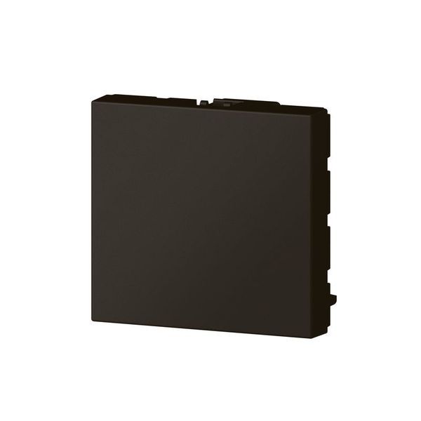 Obturateur Plaque 2 Modules Noir Mat legrand 079181L