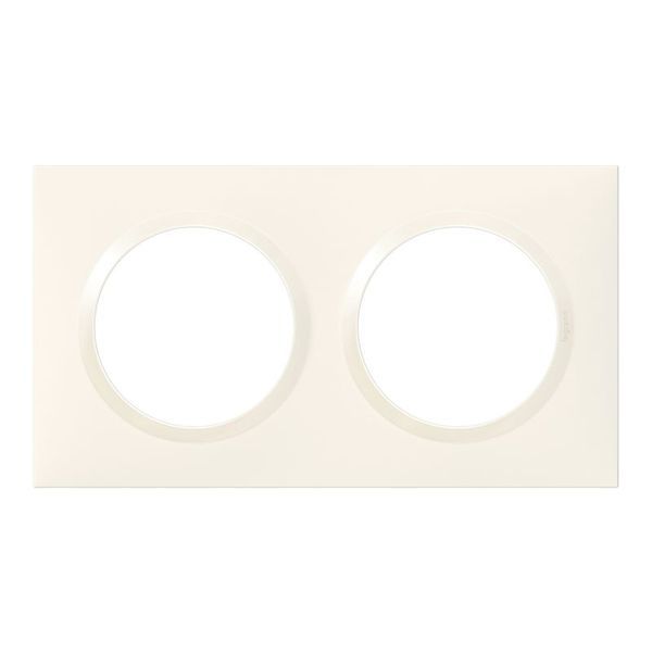 [LEG-600802] Legrand 600802 - Plaque carrée dooxie 2 postes finition Blanc