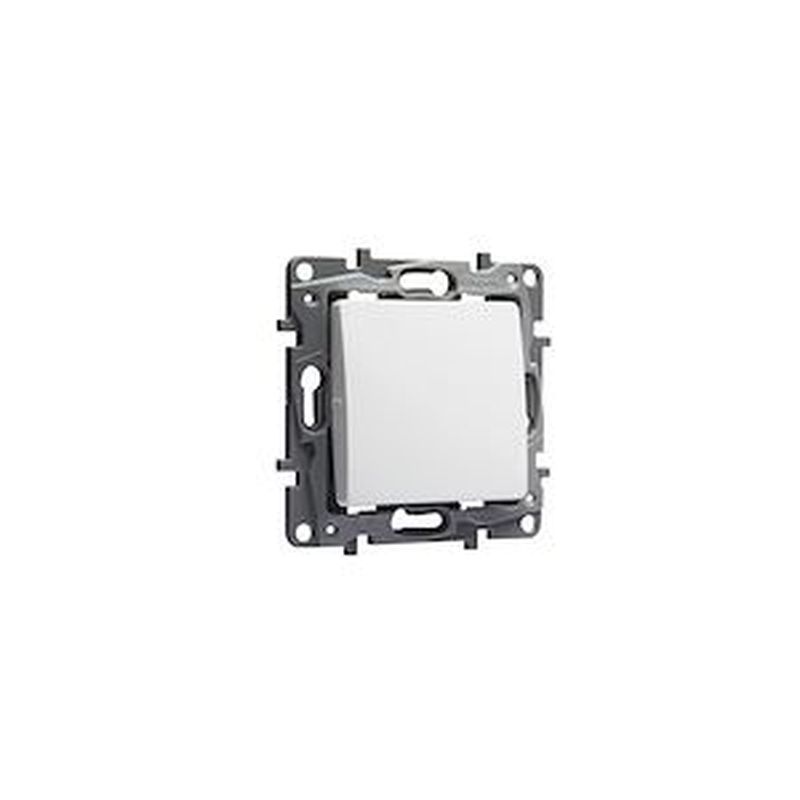 [LEG-664705] Poussoir Simple Niloé - 6 A - 250 V~ - NO-NF - Pur