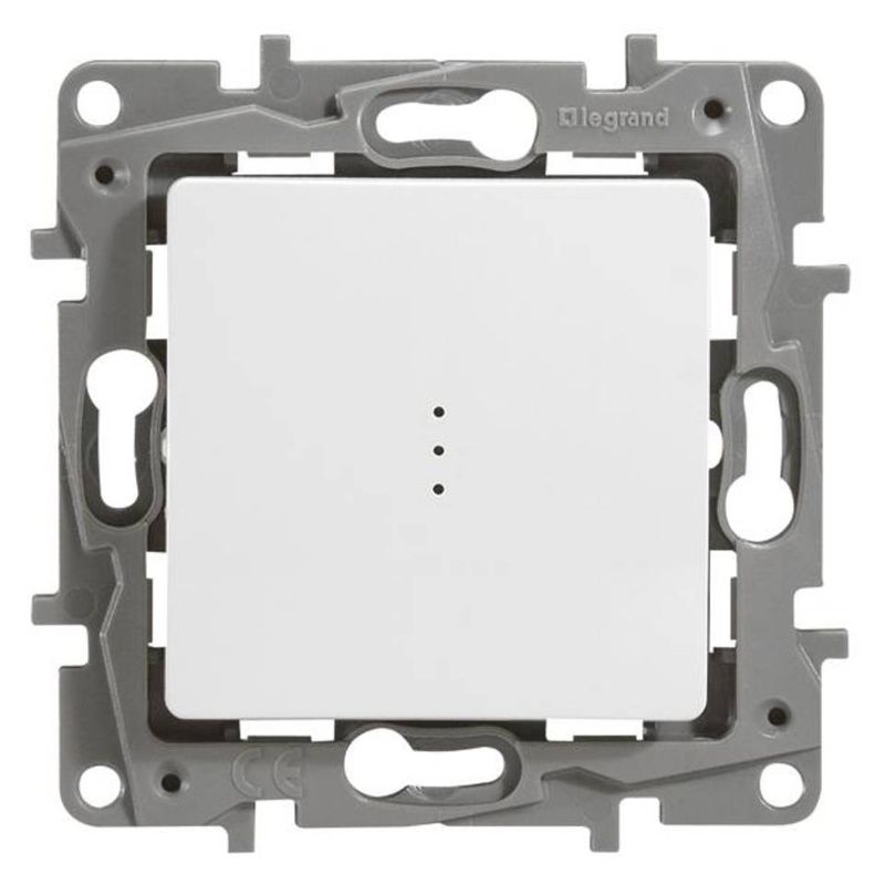 [LEG-664726] Poussoir Lumineux Niloé - 6 A - 250 V~ - NO-NF - Pur