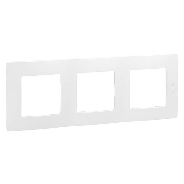 [LEG-665003] Plaque Niloé 3 Postes Pur legrand 665003