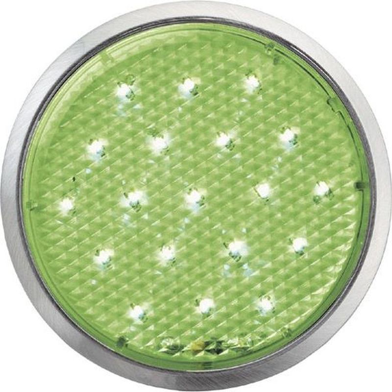 Led Roma Vert 1W Ø50mm X 4mm Ip40 - Leo30832