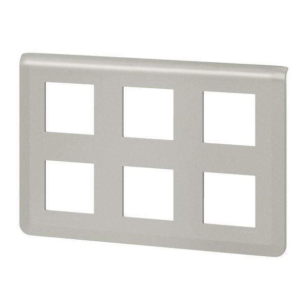 Plaque 2X3X2 Modules Alu legrand 079332L