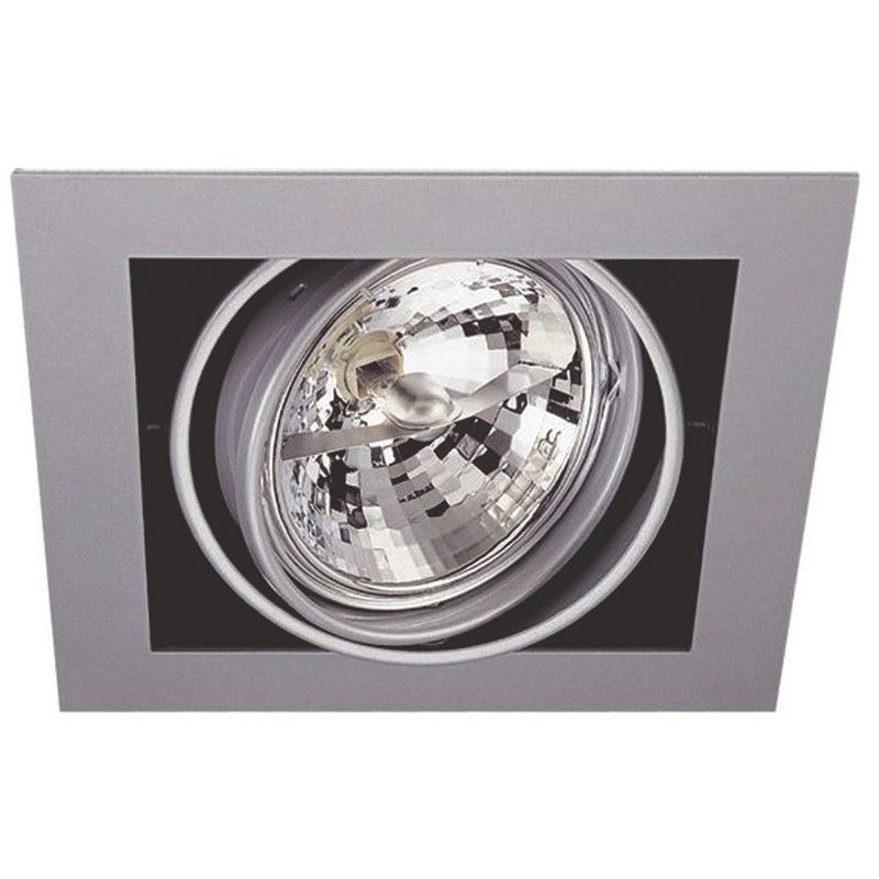 [LK-XF001A-05] Cadran Orientable Gris 50W Ampoule Et Alimentation Inclu 230V - XF001A-05