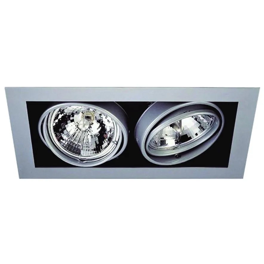 Cadran Orientable Gris 2XAR111 Ampoule Et Alimentation Inclus - XF002A-05
