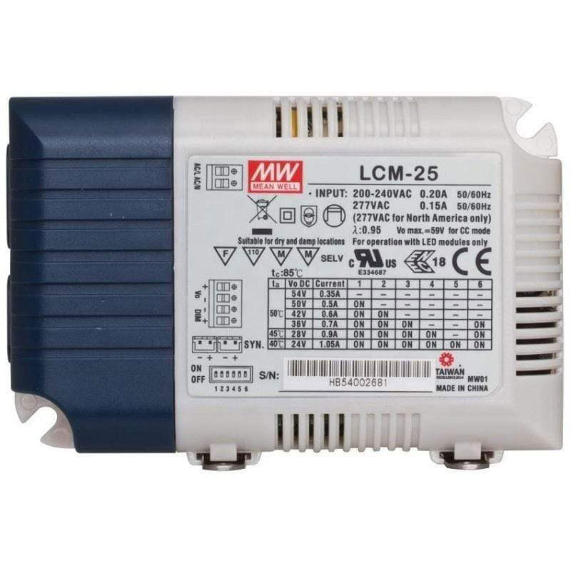 [ME-LCM-25] Driver Led Sortie 6 → 48V 350Ma, 16.8W, Ip67