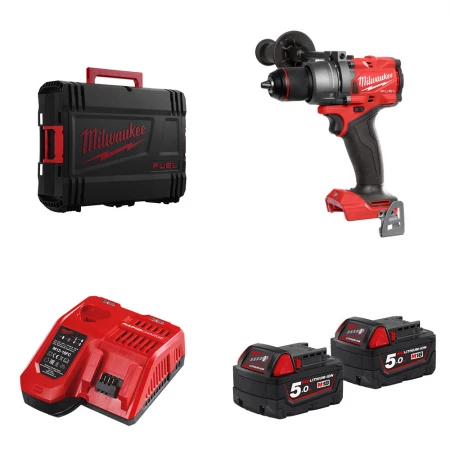 Milwaukee M18 FDD3-502X Perceuse visseuse sans fil kit complet