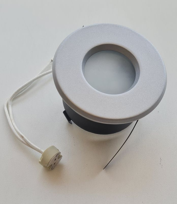 Spot Encastré Fixe Gris IP65 GX5.3