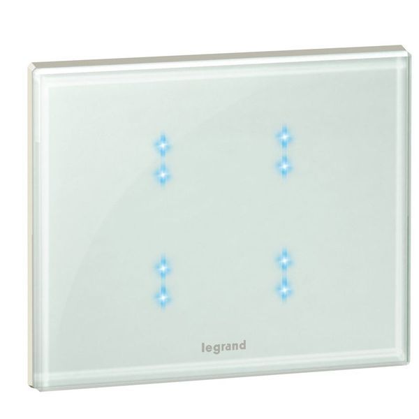 Commande Knx Tactile 2 Modules Blanc legrand 067572