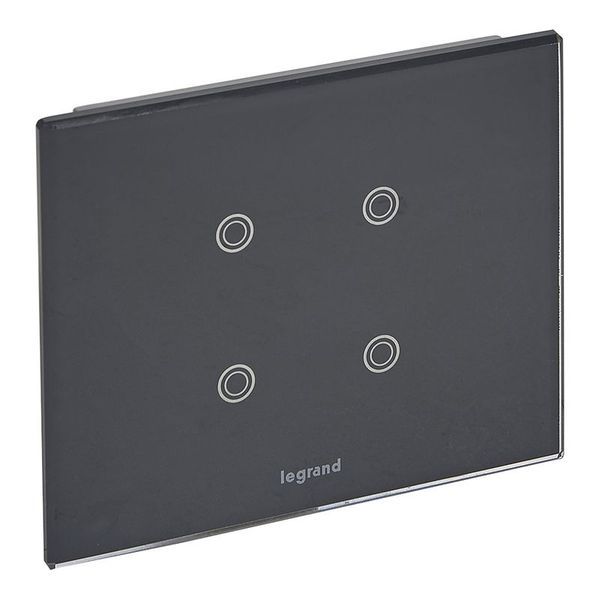 Commande Knx Tactile 2 Modules Noir legrand 067574