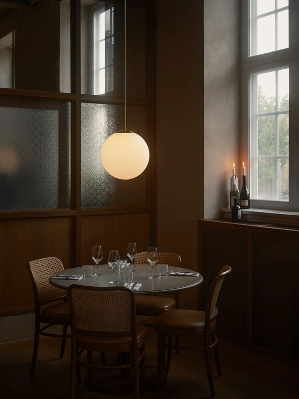 Grant 25 Suspension Verre Et Metal Laiton E27