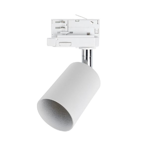 Luminaire Sur Rail Aluminium Blanc Douille Gu10 Ip20 Max-35W- Triphasé 2017