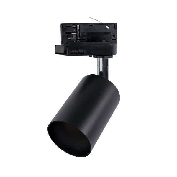 Luminaire Sur Rail Aluminium Noir Douille Gu10 Ip20 Max-35W- Triphasé 2018