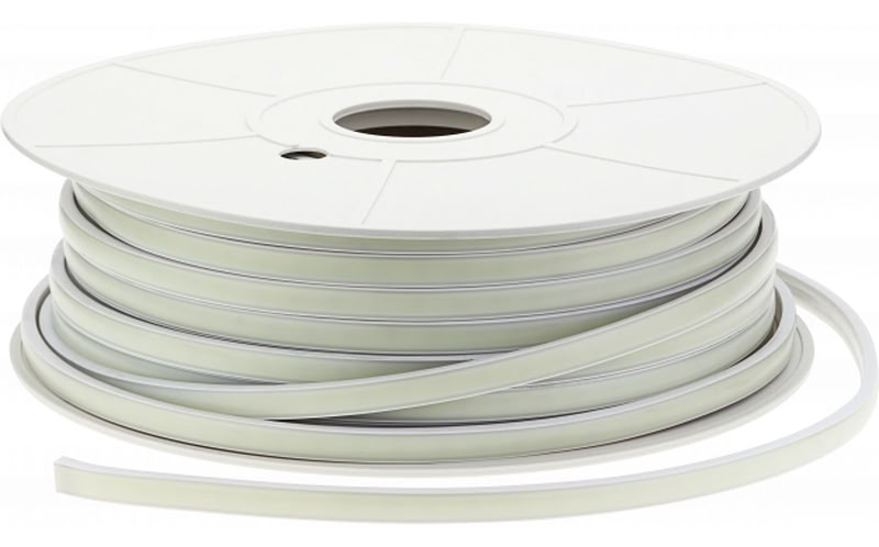 Ruban led cob 288led/m 230V milky cover 10w/m 3000k (prix au mètre)