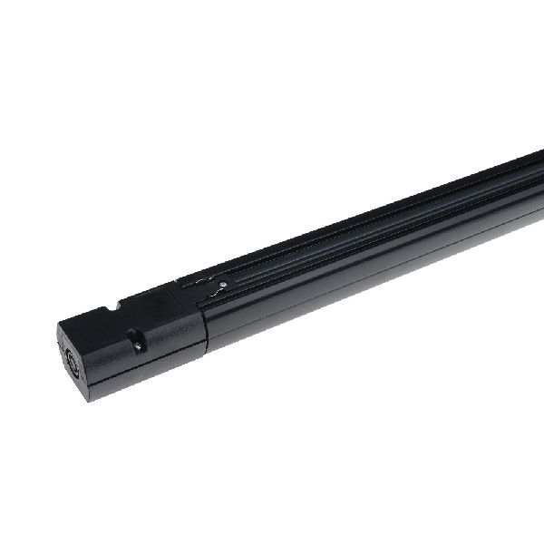 Système De Rail 3Phases/4Fils 2M Noir Incluant Alimentation Et Capuchon 5010