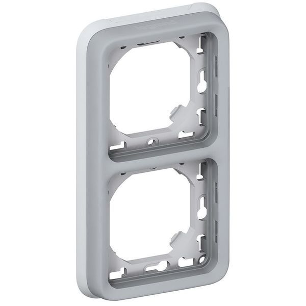 Support Plaque 2 Postes Verticaux Plexo Composable Ip55 Gr legrand 069685