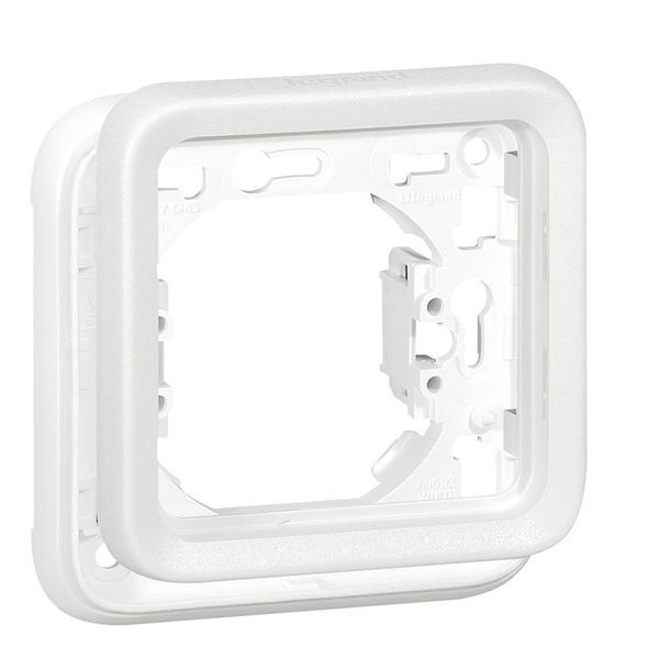 Support Plaque 1 Poste Plexo Composable Ip55 Blanc Artic A legrand 070792