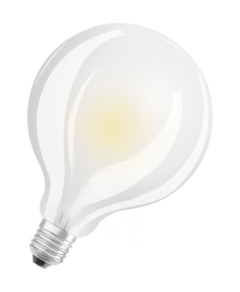 Ampoule LED fil globe60 dépolie 827 E27 6,5w 806lm verre ø95 - 288348
