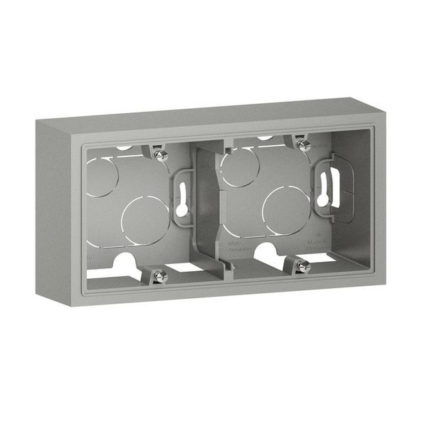 Dooxie Cadre Saillie 2 Postes Aluminium legrand 600142