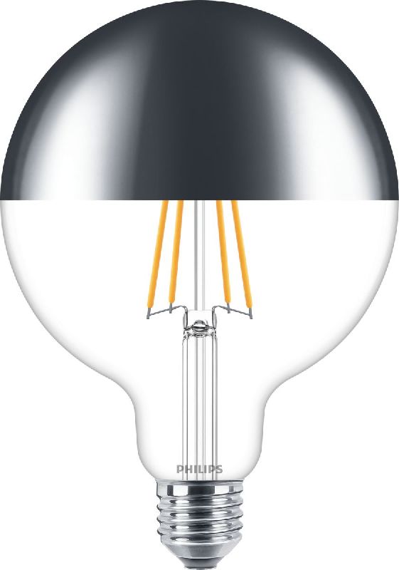 [PHI-782498] Modern LEDAmpoule globe Filament Calotte Argentée Dim 8-50W E27 782498 Philips