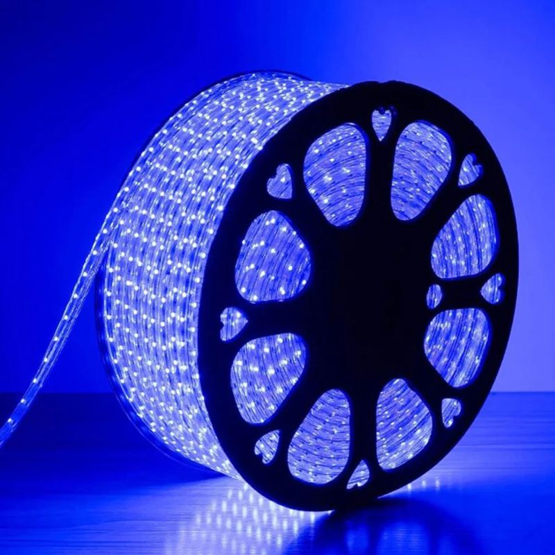 Ruban 230V À Led Smd5730 - 60Leds/Mètre - 14,4W/M - Bleu Ip65