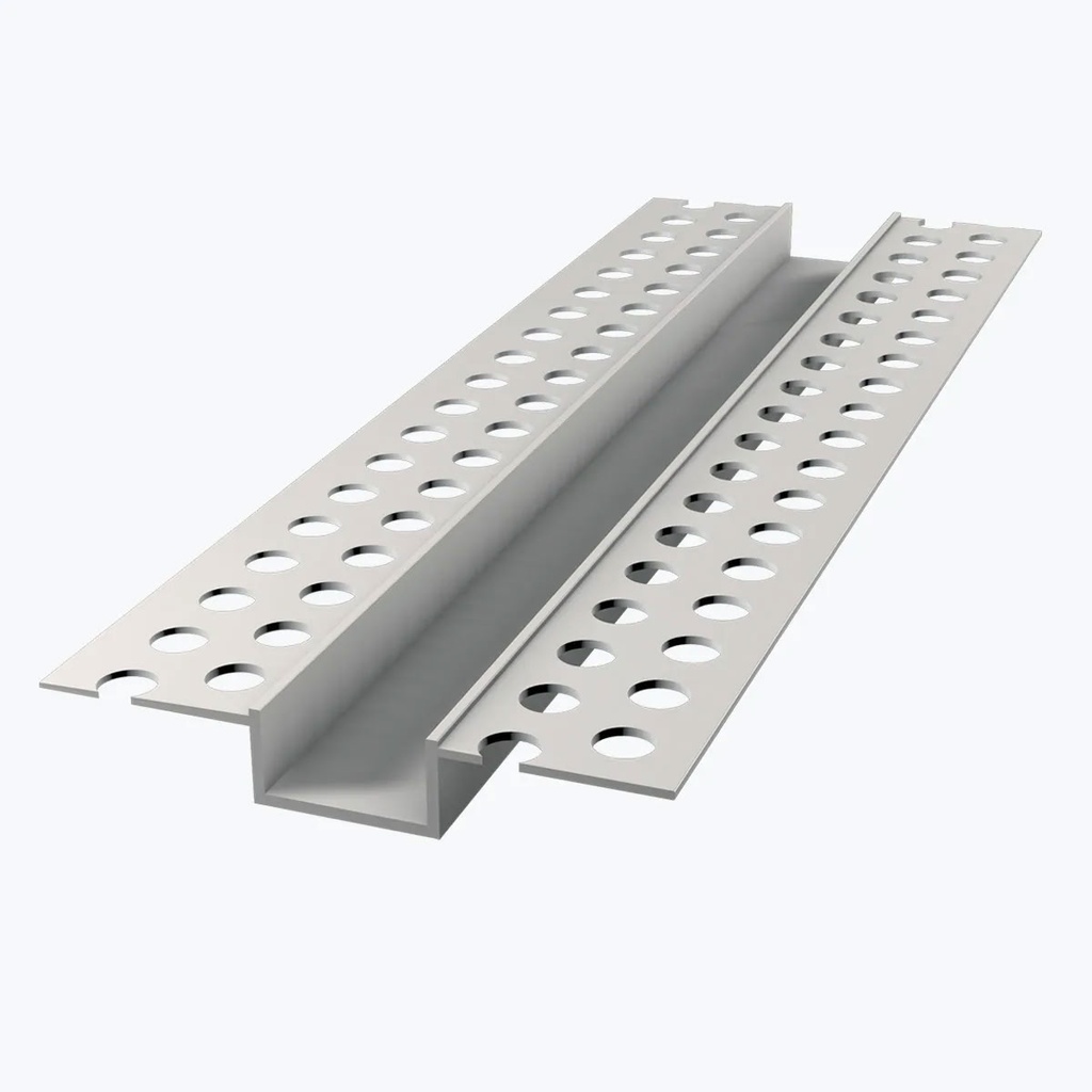 [RUB-PR-36] Profilé Alu 2M À Enduire Sans Bords