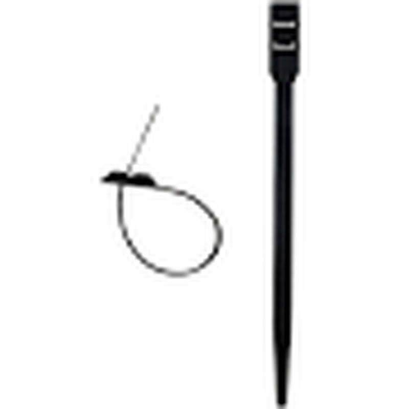 Colliers d'installation 9x180mm noir (sachet de 100)
