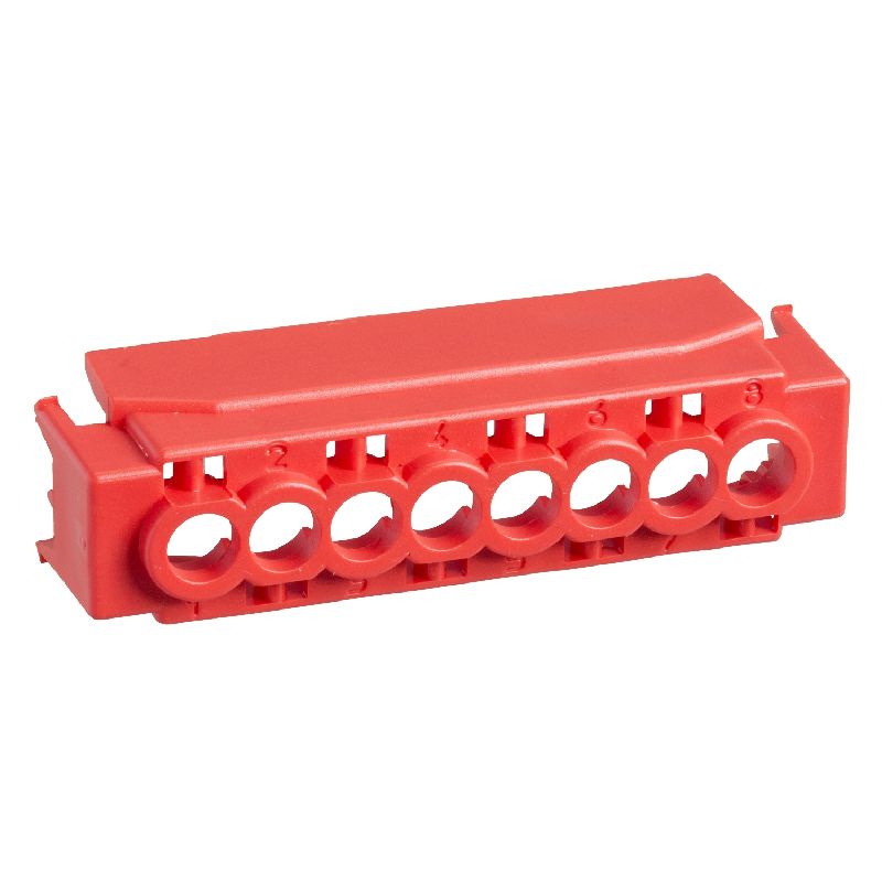 [SCH-13584] Kaedra - capot IP2 pour bornier 8 trous - rouge 13584