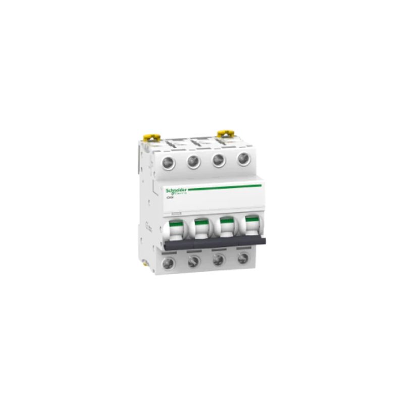 Disjoncteur, Acti9 iC60H, 4P, 63 A, courbe C, 10000 A Ref EU A9F87463