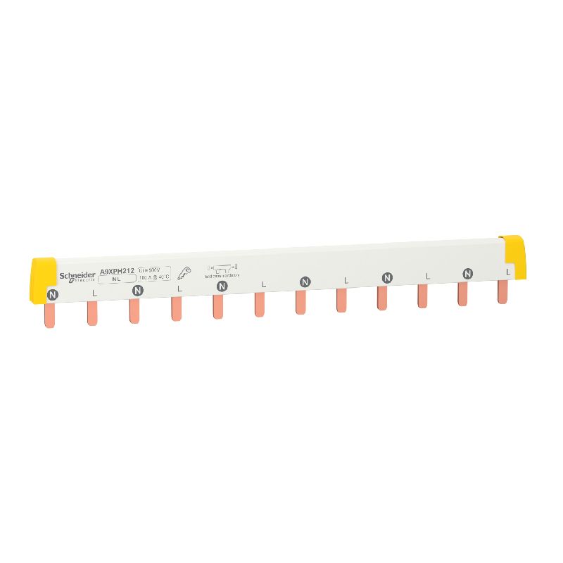 Acti9 iC60 - peigne à dents - 2P - 100A - 12 modul A9XPH212